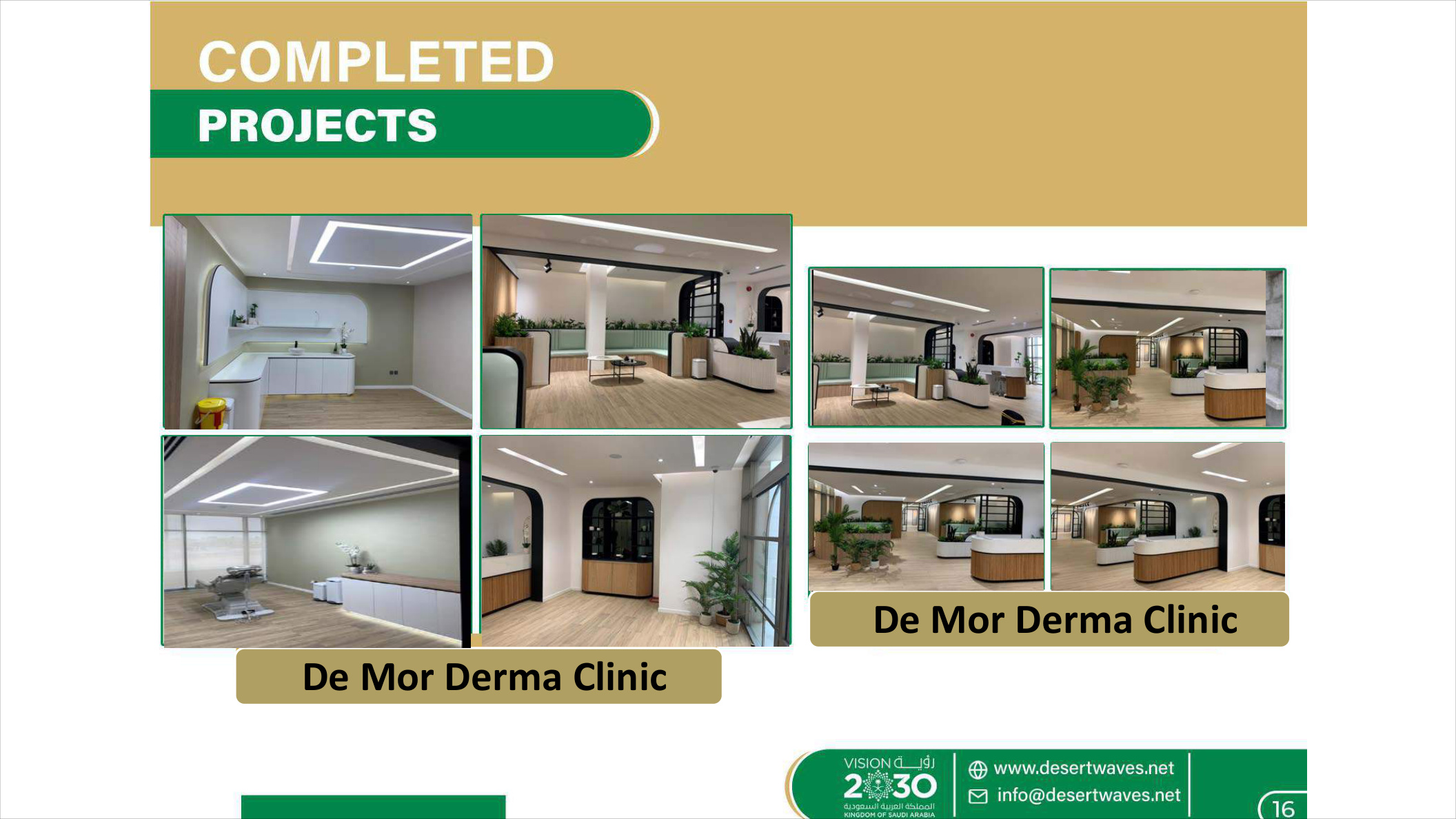 De Mor Derma Clinic project gallery